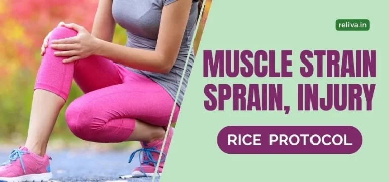 Muscle Strain Sprain Injury RICE Protocol