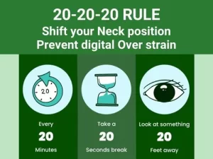 20 20 20 Rule for neck strain