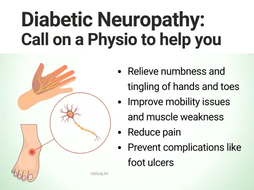 Diabetic Neuropathy call on a physio to help