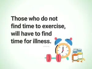 No Time For Exercise