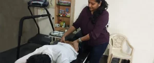 physiotherapist at work