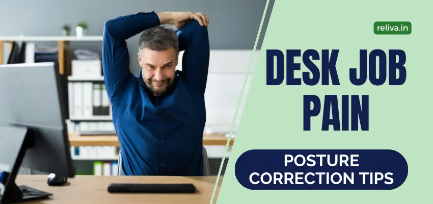 Desk Job Pain Physiotherapy Exercises for Posture Correction cover